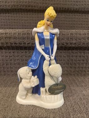 Department 56 Blue and White Snowbabies Figurine